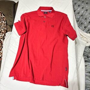 Izod Vibrant Red Polo Shirt Large